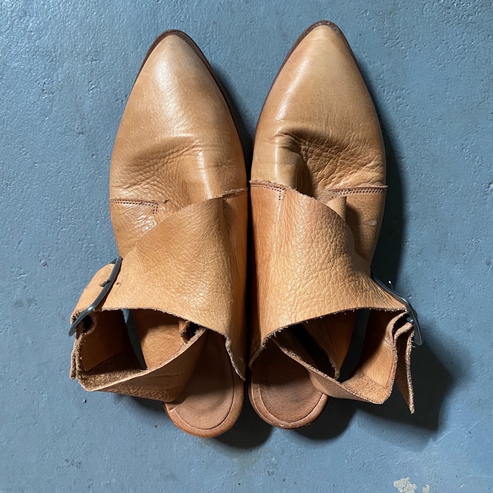 Free People Leather Mules